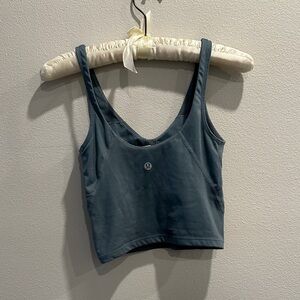 lululemon athletica Teal Crop Tank Top